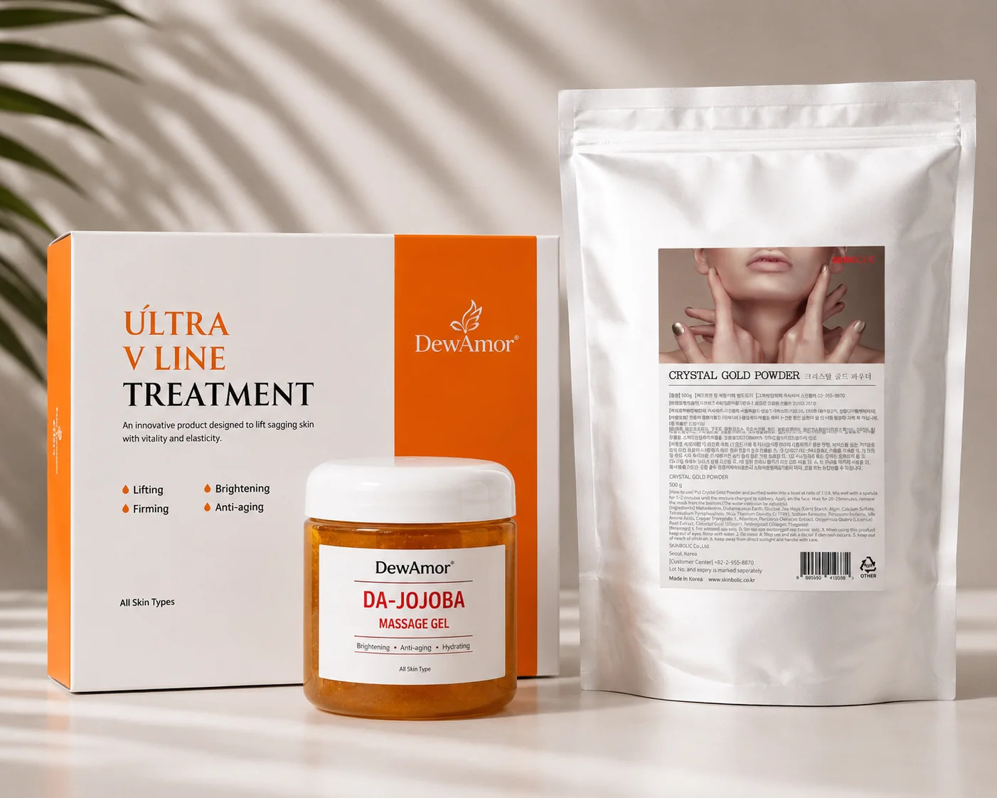 DewAmor Ultra V Line Treatment products